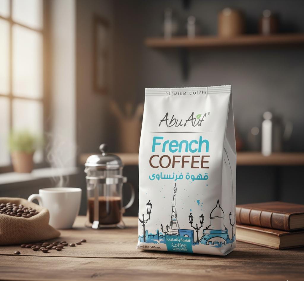 Abu Auf French coffee with milk 100gm