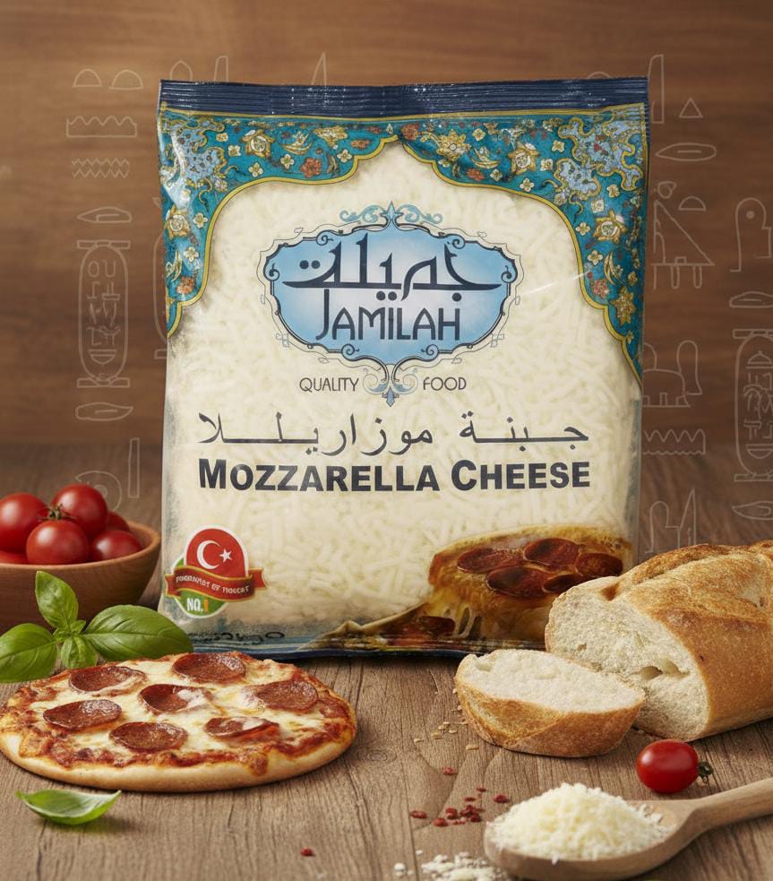 Mozzarella Cheese Slice Gamila 2 Kg
